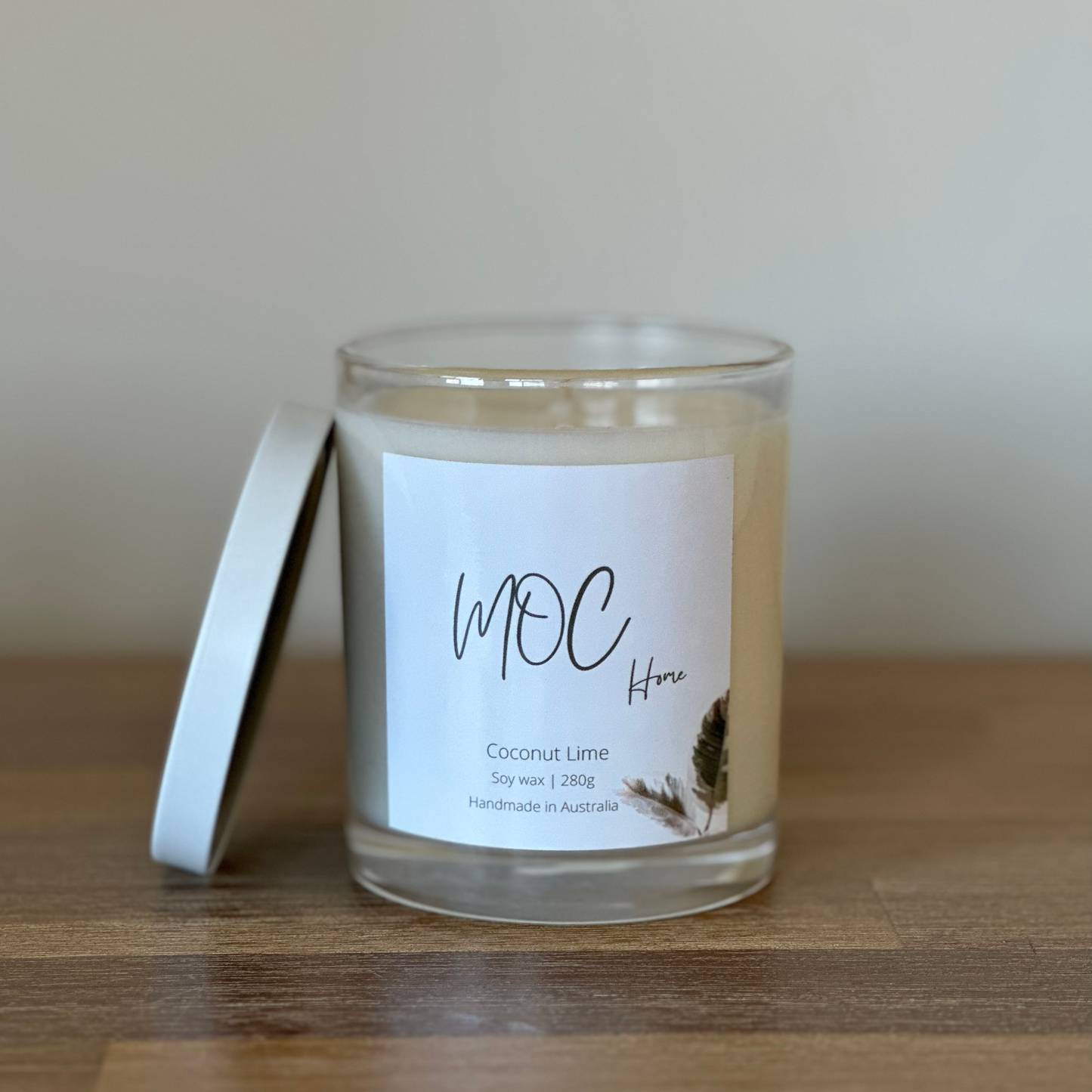 Minimalist Large Clear Candles image 2