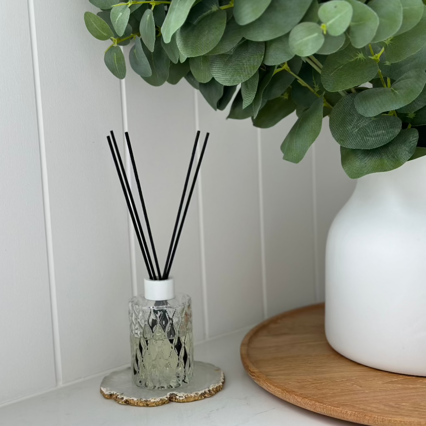 Crystal Look Glass Diffuser – Elegance Meets Serenity