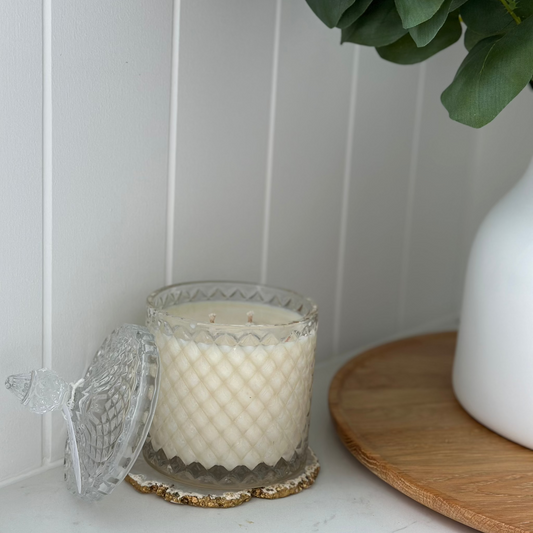 Luxury Crystal Glass Candles
